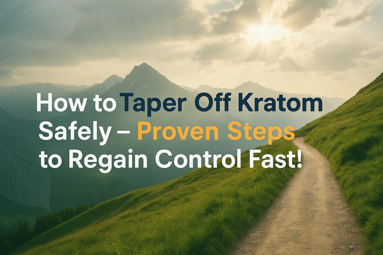 how to taper off kratom