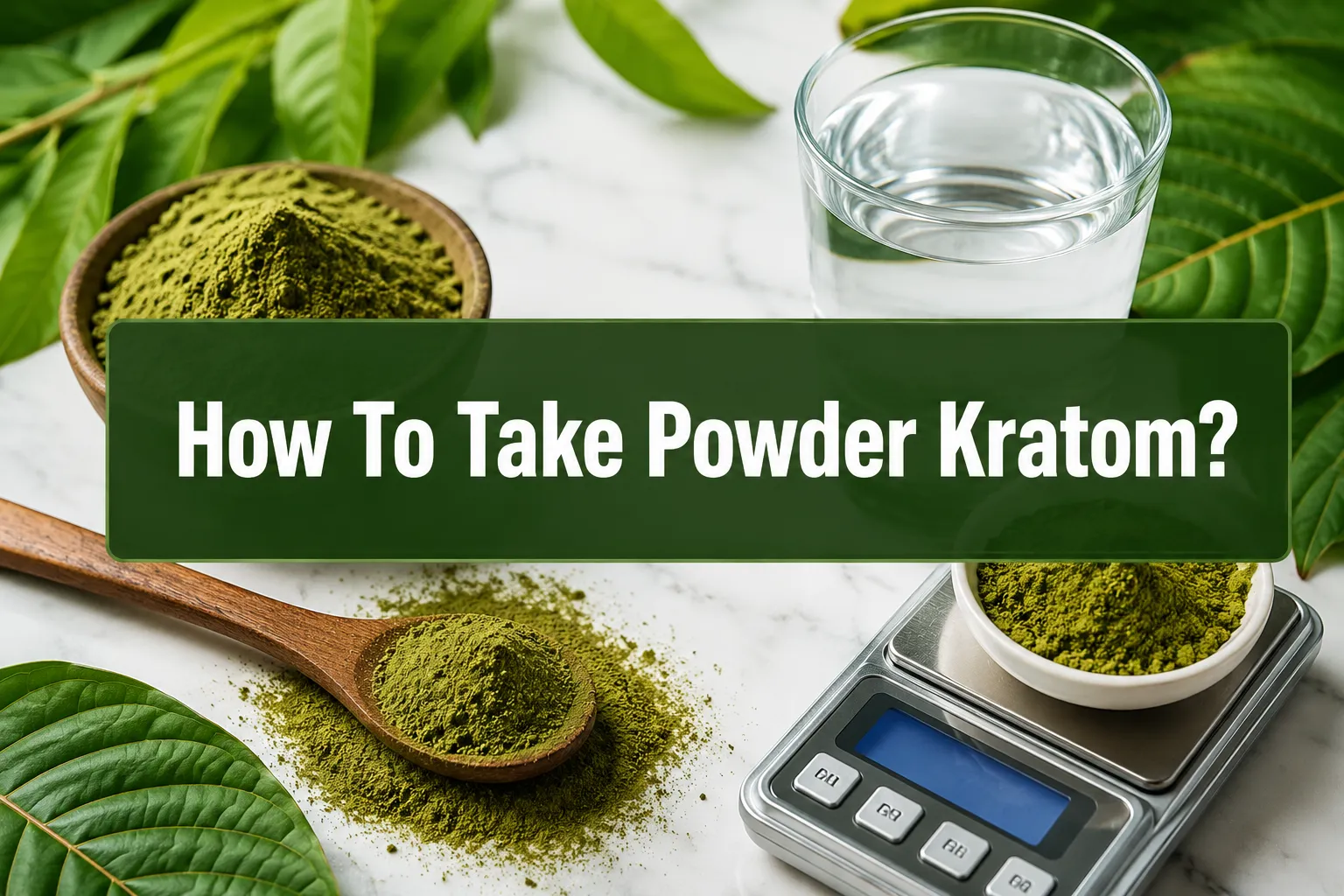 how to take powder kratom